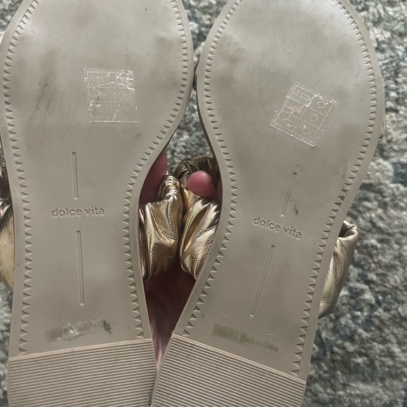 Women’s Dolce Vita rose gold metallic sandals size 9 - Picture 7 of 7